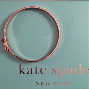 Kate Spade Rose Gold Bow Bangle